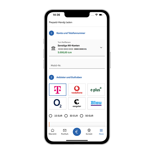Prepaid-Handy laden Prepaid-Handy laden